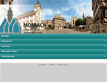 Tablet Screenshot of mosbach.de